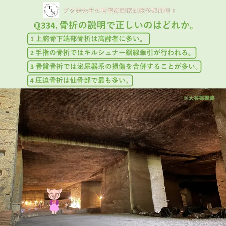 ブタ美先生の看護師国家試験予想問題334 | 業界初の個別指導塾